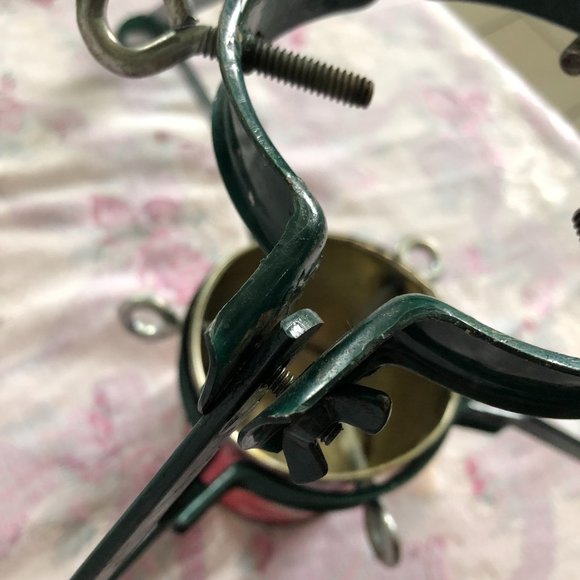 Vtg Metal Christmas Tree Stand - Picture 10 of 11